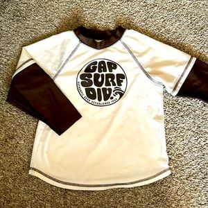 BABY GAP 4T Rashguard Swim Top long sleeve